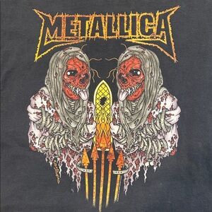 Vintage Metallica Summer Sanitorium Tour Tee Shirt
